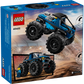 Back of the Legos - Toyhouse LEGO® City Blue Monster Truck set 60402 box featuring a blue and black off-road vehicle with large wheels and a minifigure driver.