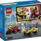 The Legos - Toyhouse LEGO® City Pizza vs. Fire Truck Race Car Pack features two race car toys and minifigures—a chef and a racer—for exciting play. Build and enjoy the fun with the LEGO Builder app!.