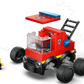 The LEGO® City Rides - Fire Truck by Legos - Toyhouse is a building kit with a removable roof, black ladder, blue siren, and a small yellow figure—a fun fire truck toy perfect for kids.