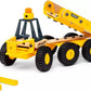 The Volvo Hauler, a yellow construction toy truck by Brio World.