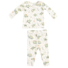 Baby Girls' Rib Lounge Wear Set - Sea Turtles
