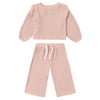 Baby Girl's and Girls' Ruffle Cozy Set - Rose