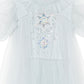 Transform your little one into a true ice queen with the Girls’ Snow Queen Tutu Dress by Tutu du Monde. This enchanting light blue tulle dress features puffed sleeves, a ruffled collar, and sparkling sequin star embellishments on the chest. The layered tulle skirt creates extra volume for twirl-worthy flair—the perfect choice for bringing her Snow Queen dreams to life.