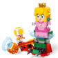The LEGO® Super Mario™ Adventures with Interactive LEGO® Peach™ by Legos - Toyhouse features Princess Peach and Toad figures on a vibrant, mechanical platform with energy effects and spikes for interactive play.