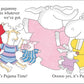 Cheerful illustration of animals and a person in colorful pajamas dancing under “It’s Pajama Time!”—inspired by the beloved Sandra Boynton board book, Pajama Time! (Boynton on Board) from Simon & Schuster.