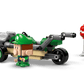 Legos - Toyhouse’s LEGO® Super Mario™ Mario Kart™ – Baby Mario vs. Baby Luigi features red and green-capped figures, a motorcycle build, and three colorful plant stands for a fun Mario Kart-style playset scene.