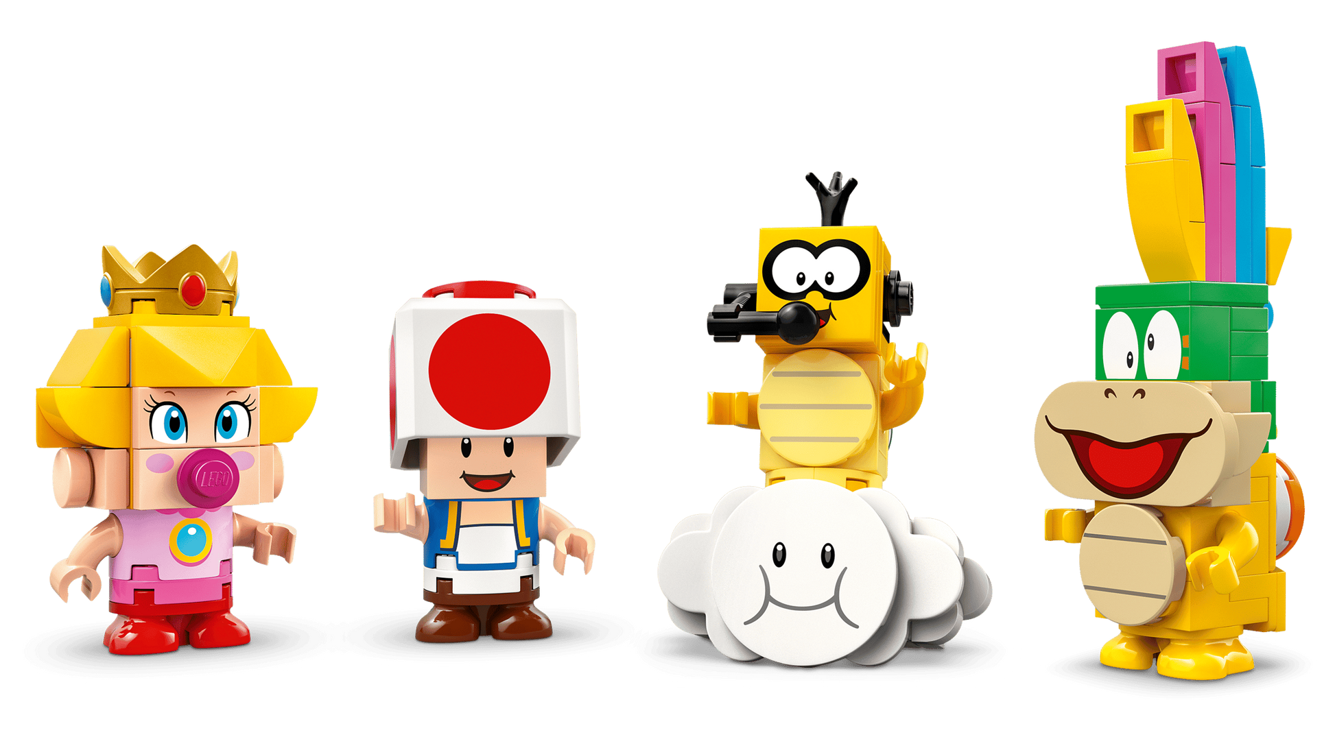 The LEGO® Super Mario™ Mario Kart™ – Baby Peach & Grand Prix Set from Legos - Toyhouse features Baby Peach and Mario Kart characters, making it the perfect Nintendo gift for any fan.