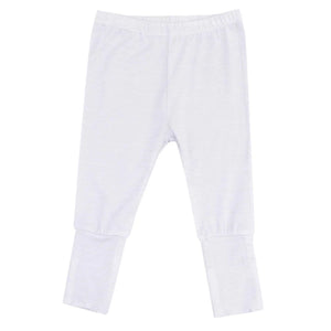The Angel Dear Baby Vintage Elephant ABC Take Me Home Set features roll over cuff pants in light gray, full-length style with an elastic waistband—perfect for pairing with a cozy beanie for an adorable outfit.