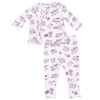 Baby Take Me Home Set with Convertible Pant - Football Cheer Nursery