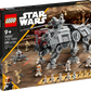 The LEGO® Star Wars AT-TE Walker set by LEGO® includes 1082 pieces, minifigures, and a battle scene on the box; designed for ages 9 and up.