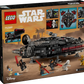 The LEGO® Star Wars™ The Dark Falcon set from Legos - Toyhouse features a buildable vehicle, minifigures with lightsabers, and action-packed Star Wars scenes against a sweeping desert backdrop.