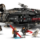 LEGO® Star Wars™ The Dark Falcon set by Legos - Toyhouse includes five minifigures with lightsabers or accessories, displayed in action before the assembled ship—an ideal gift for fans of this iconic adventure.