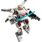 The LEGO® Star Wars™ Luke Skywalker™ X-Wing™ Mech by Legos - Toyhouse includes a Luke minifigure with blue lightsaber and blaster, featuring white/red colors and Rebel Alliance emblem on the chest.