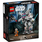 The LEGO® Star Wars™ Luke Skywalker™ X-Wing™ Mech by Legos - Toyhouse features a white and gray mech with a blue lightsaber, an orange pilot minifigure, and a forest backdrop, inspired by Luke Skywalker.