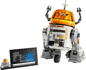 Legos - Toyhouse presents the LEGO® Star Wars™ Chopper (C1-10P)™ Astromech Droid, a buildable toy with a display plaque and minifigure from Star Wars: Ahsoka, shown on a white background.