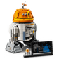 The LEGO® Star Wars™ Chopper (C1-10P)™ Astromech Droid by Legos - Toyhouse includes a mini figure and an information plaque displayed in front, inspired by Star Wars: Ahsoka.