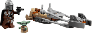 Legos - Toyhouse’s LEGO® Star Wars™ The Mandalorian & Grogu's Speeder Bike™ includes Mandalorian and Grogu minifigures plus a detailed speeder bike building toy for kids.