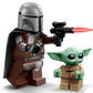 LEGO® Star Wars™ The Mandalorian & Grogu's Speeder Bike™ from Legos - Toyhouse is an exciting building toy for kids who love adventure, featuring The Mandalorian with a blaster and Grogu (Baby Yoda) minifigures.