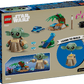 Back of Legos - Toyhouse LEGO® Star Wars™ Grogu's Homestead box showing Grogu figure, small island-style builds, creatures, accessories, and "Learn to Build" featured on the packaging.