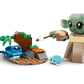 The Legos - Toyhouse LEGO® Star Wars™ Grogu's Homestead set includes a Grogu figure roasting a marshmallow at a campfire, plus fun accessories like a pot and blue fish for imaginative play.