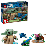 The Legos - Toyhouse LEGO® Star Wars™ Grogu’s Homestead set includes 107 pieces, a blue frog accessory, and buildable scene—ideal for ages 4+, perfect for young builders and Star Wars fans.