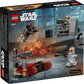The LEGO® Star Wars™ Siege of Mandalore Battle Pack box by Legos - Toyhouse features Clone Troopers with blasters and vehicles set against an action-packed city backdrop.