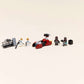 The LEGO® Star Wars™ Siege of Mandalore Battle Pack by Legos - Toyhouse includes five minifigures, a red speeder, black weapon rack, and storage box—ideal for any LEGO Star Wars Battle Pack collection.