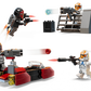 The LEGO® Star Wars™ Siege of Mandalore Battle Pack by Legos - Toyhouse features four minifigures—two in Mandalorian armor and two Clone Troopers—with blasters, vehicles, and barricades for epic battles.