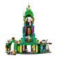 The LEGO® Wicked Welcome to Emerald City set by Legos - Toyhouse features a vibrant, multi-level tower inspired by the Emerald City from the Wicked movie. It includes fantasy-themed mini-doll figures and accessories, adding a magical touch to your collection with its central green and golden structure.