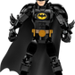 The LEGO® Batman™ Construction Figure by Legos - Toyhouse, a timeless building toy, features Batman dressed in his iconic black suit with the yellow Batman logo on the chest, complemented by a black cape and matching black headgear.