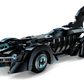 The LEGO® DC Batman Forever™ Batmobile™ by Legos - Toyhouse features an angular black design with bat-themed details and blue highlights, inspired by the classic movie vehicle, shown on a plain white background.