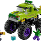 The Legos - Toyhouse LEGO® Marvel The Hulk Truck vs. Thanos set includes a Hulk Smash monster truck with large tires, Hulk Truck, Thanos, Super Hero minifigures, and a blue brick accessory.