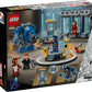 Legos - Toyhouse LEGO® Marvel Iron Man's Laboratory: Hall of Armor set features Iron Man minifigures, a blue mech, lab equipment, and the iconic Hall of Armor.