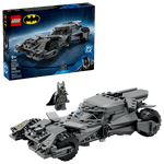 The LEGO® Batman™ v Superman™ Batmobile™ by Legos - Toyhouse includes 345 pieces, a Batman minifigure, and box packaging showcasing the iconic Batmobile and Batman logo.