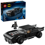 LEGO® Batman™ The Batman™ Batmobile™ by Legos - Toyhouse includes 392 pieces, a detailed model car building toy, a Batman minifigure, and packaging shown in the background.