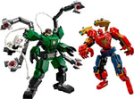 The LEGO® Mech Battle: Spider-Man vs. Doc Ock by Legos - Toyhouse features bold, mechanical Spider-Man and Doc Ock robots facing off—an epic Marvel building set perfect for mech battle fans.
