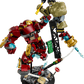 LEGO® Marvel Epic Battle: Hulkbuster vs. The Hulk by Legos - Toyhouse features Iron Man in the Hulkbuster armor and Hulk in a dynamic Age of Ultron scene, complete with debris and street signs for a detailed Marvel display.