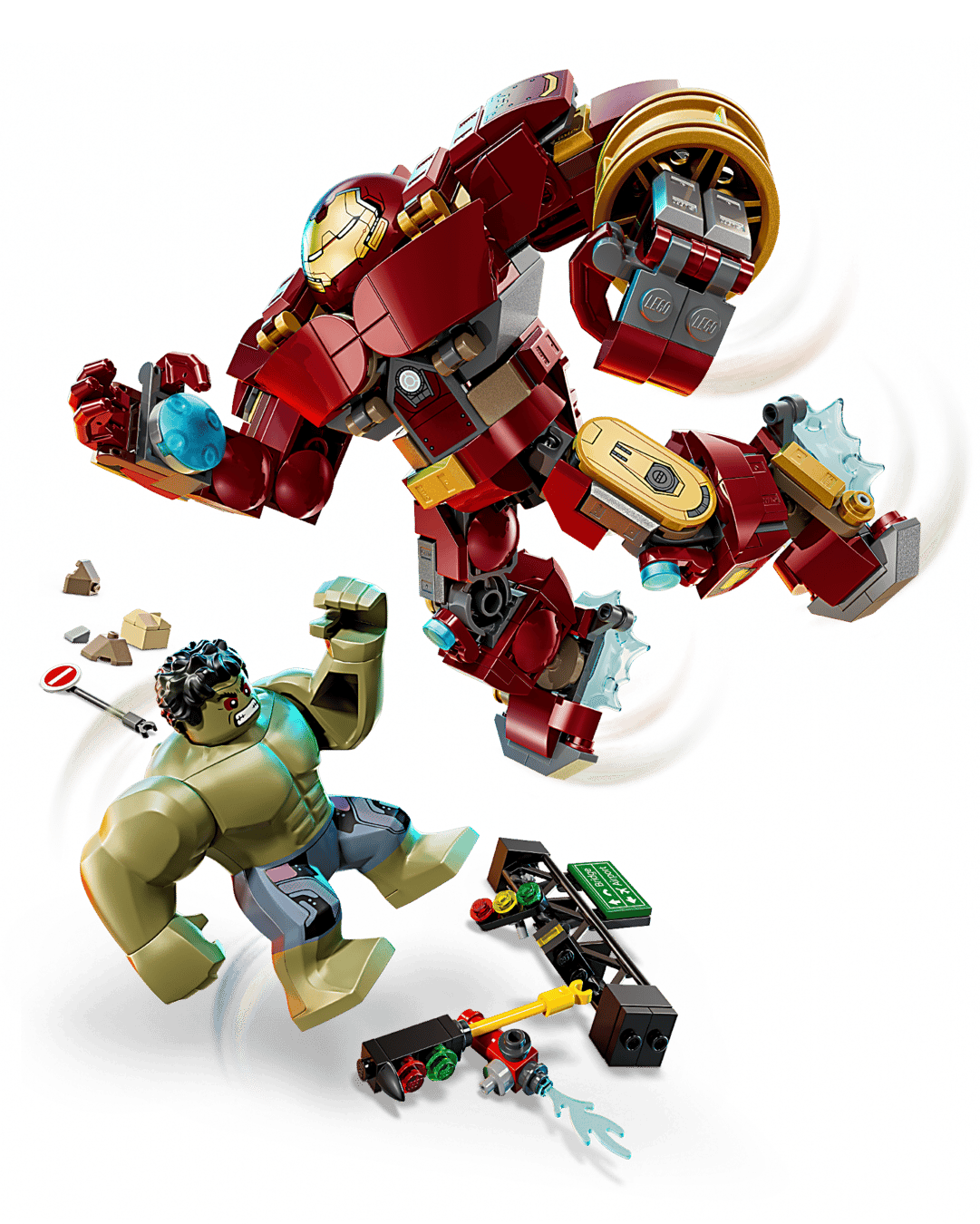 LEGO® Marvel Epic Battle: Hulkbuster vs. The Hulk by Legos - Toyhouse lets you recreate epic Avengers Age of Ultron scenes with Hulk and Iron Man in Hulkbuster armor, plus accessories for action-packed play.