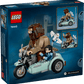 The Legos - Toyhouse LEGO® Harry Potter™ Hagrid™ & Harry's Motorcycle Ride set features Hagrid on his motorbike, Harry in the sidecar, a white owl, and set details—ideal for any wizard toy collection.