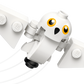 The LEGO® Harry Potter™ Hagrid™ & Harry's Motorcycle Ride by Legos - Toyhouse includes a magical owl figure with white wings, yellow eyes, and a black beak—perfect for any wizard toy collection.