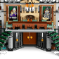 Explore the LEGO® Harry Potter™ Malfoy Manor by Legos - Toyhouse, featuring two green staircases, portraits, a fireplace, and magical accessories—an enchanting wizard toy for fans or as a gift for your LEGO Harry Potter collection.