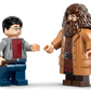 Recreate the Privet Drive escape with LEGO® Harry Potter™ Hagrid™ & Harry's Privet Drive Escape from Legos - Toyhouse, featuring a glasses-wearing Harry with wand and bearded Hagrid in his long coat.