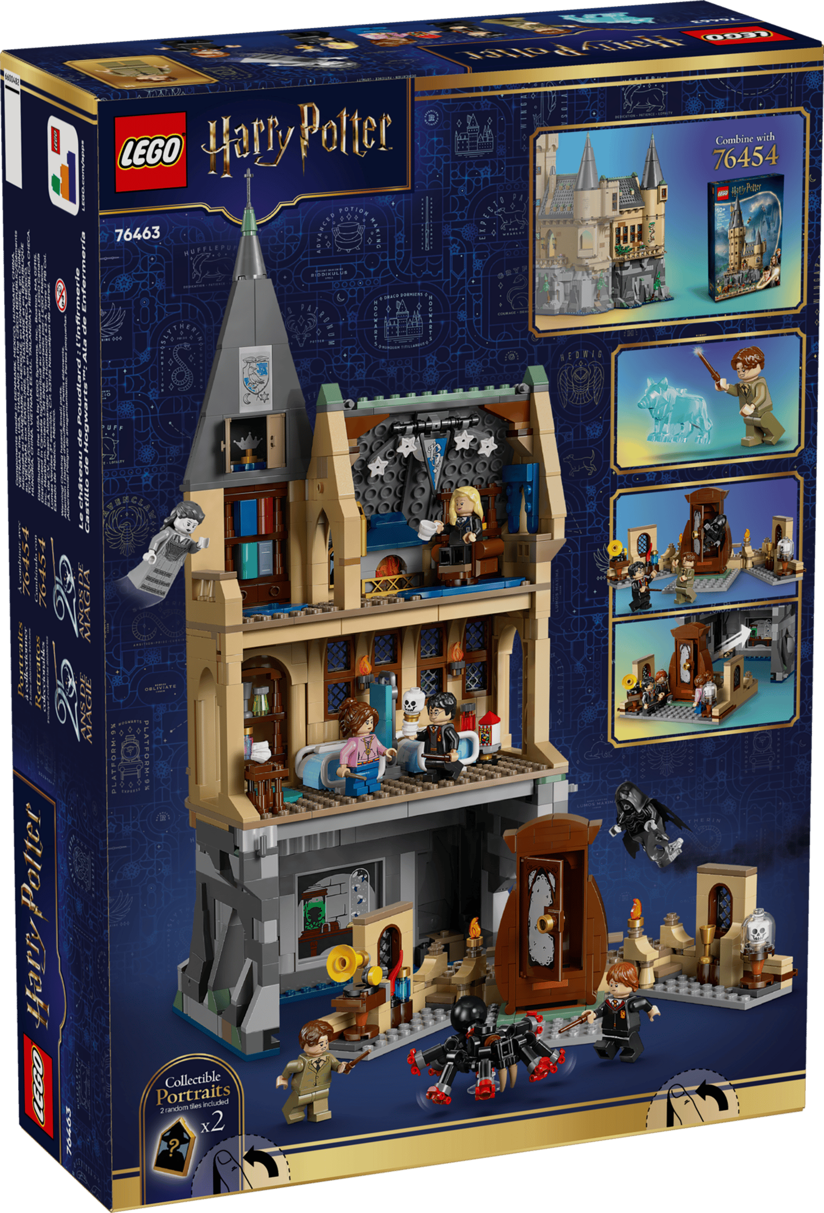 The Legos - Toyhouse LEGO® Harry Potter™ Hogwarts™ Castle: Hospital Wing playset features a detailed multi-room build, mini-figures, magical creatures, and is a must-have for any Harry Potter LEGO fan.