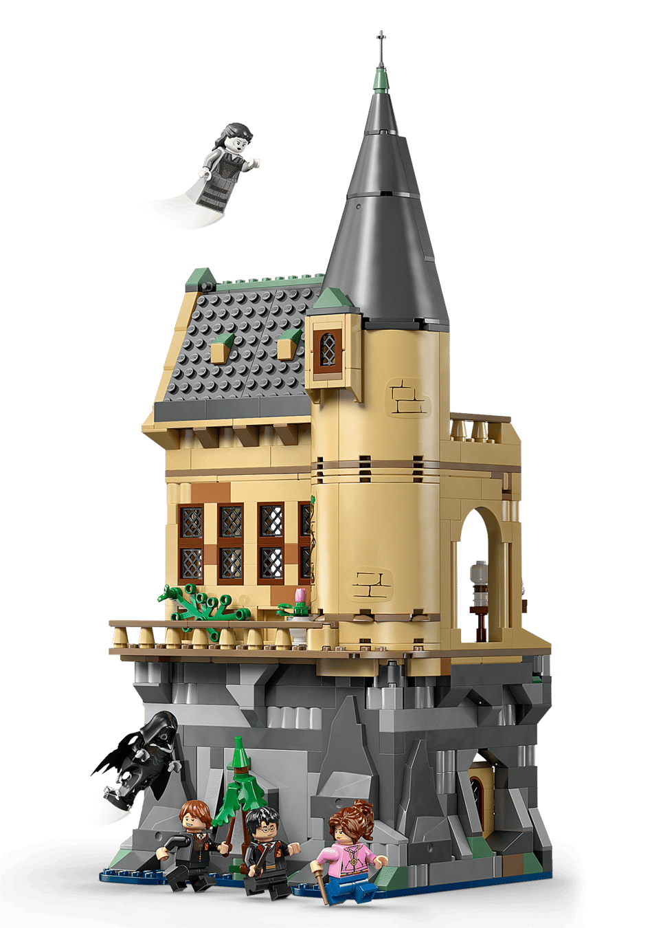 Inspired by the Legos - Toyhouse LEGO® Harry Potter™ Hogwarts™ Castle: Hospital Wing, this set features a detailed castle tower, four mini-figures, and a floating ghost—ideal for magical play and adventures.