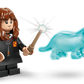 Add magical charm to your space with Legos - Toyhouse’s Harry Potter™ Cauldron: Secret Potions Classroom, featuring a schoolgirl minifigure casting a spell with a wand and translucent blue otter—perfect for Harry Potter room decor.