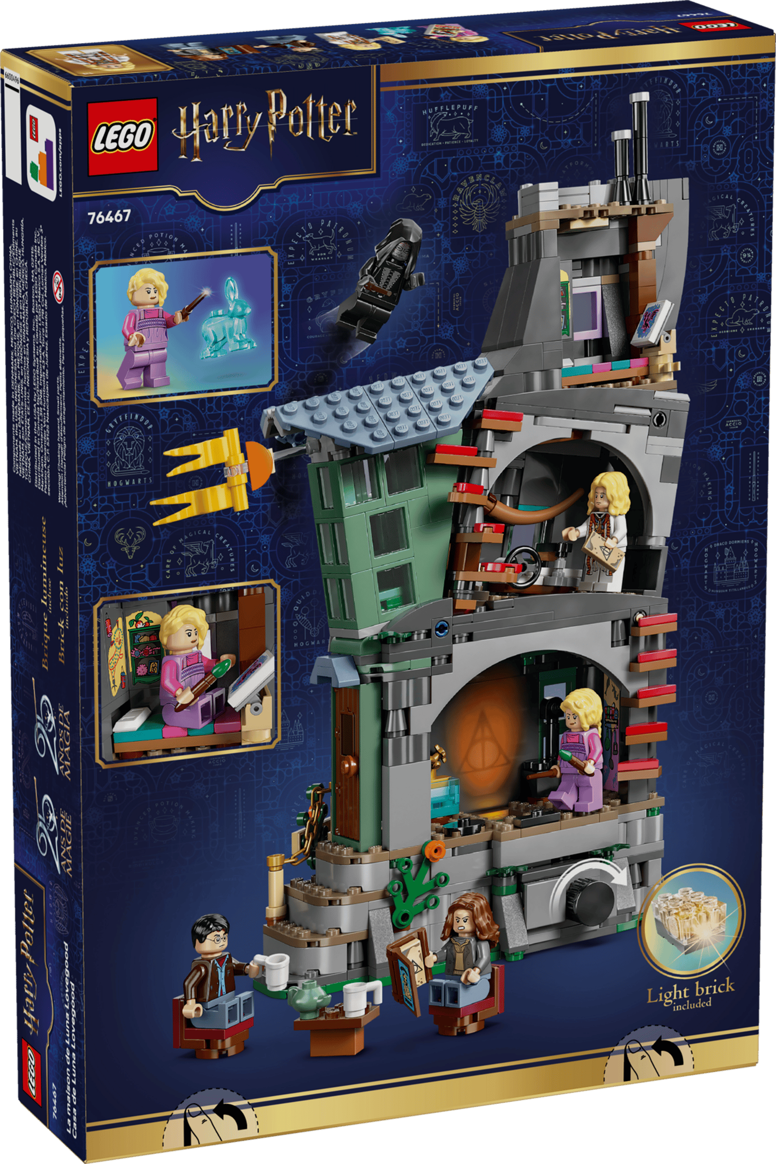 Legos - Toyhouse's LEGO® Harry Potter™ Luna Lovegood's House is a multi-level building toy with minifigures, accessories, a light brick, and magical elements displayed on the box.