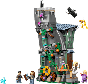 LEGO® Harry Potter™ Luna Lovegood's House by Legos - Toyhouse features a whimsical house with flowers, foliage, four minifigures (two with accessories), and two creature figures—a magical building set for fans.
