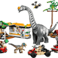 Bring the adventure home with the LEGO® Jurassic World™ Raptor & Titanosaurus Tracking Mission by Legos - Toyhouse, featuring dinosaur toys, vehicles, minifigures, a building, tree, and drone for epic play.