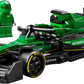 Build the LEGO® Speed Champions Aston Martin Aramco F1® AMR24 Race Car from Legos - Toyhouse, featuring authentic sponsor logos and a matching green driver minifigure.