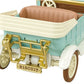 Rear view of the Calico Critters Classic Family Car, featuring a brown 10-figure seat, gold details, and a license plate that reads “B16CUIT”—perfect for displaying your favorite toy car accessories.